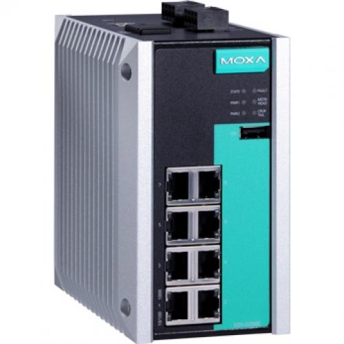 MOXA EDS-G508E 製作用8Gポートフルギガビットマネージドイーサネットスイッチ