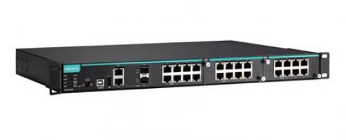 MOXA IKS-6726A-2GTXSFP-24-24-T モジュラーマネージドイーサネットスイッチ 8x10/100BaseT(X)界面 2x10/100/1000BaseT(X) or 100/1000BaseSFP界面 Tひな形