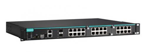 MOXA IKS-6726A-2GTXSFP-48-48-T 実業用モジュラマネージド イーサネットスイッチ