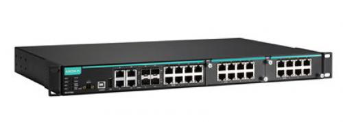 MOXA IKS-6728A-4GTXSFP-48-T 実業用モジュラマネージド イーサネットスイッチ