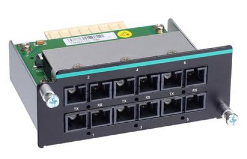 MOXA IM-6700A-6SSC ファーストイーサネットモジュール シングル流行り物 100BaseFX 6界面(SC繋ぎ)
