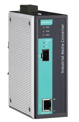 MOXA IMC-101G-T-IEX 工業用ギガビットイーサネット⇒ファイバイーサネット・メディアコンバータ