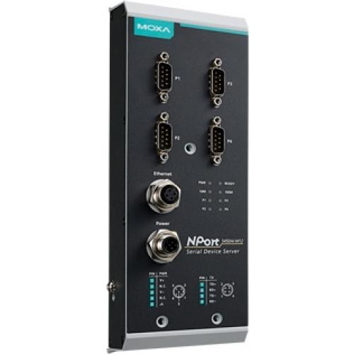MOXA NPort 5450人工知能学-M12 4界面RS-232C/422/485デバイスサーヴァー M12繋ぎ