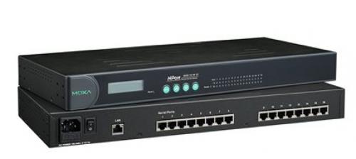 MOXA NPort 5650-16-S-SC/JP 16界面 RS-232C/422/485 デバイスサーヴァー