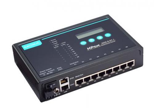MOXA NPort 5650-8-DT-J/JP 8界面 RS-232C/422/485 デバイスサーヴァー 事務机トップモデル/RJ45繋ぎ