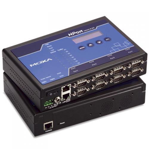 MOXA NPort 5650I-8-DT/JP 8界面 RS-232C/422/485 デバイスサーヴァー 光不成立 学習机トップモデル/DB9繋ぎ
