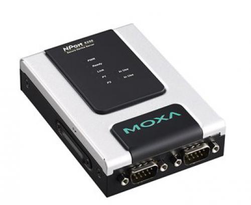 MOXA NPort 6250-S-SC-T 2界面RS-232C/422/485⇒1 シングルモードファイバー イーサネットセキュアターミナルサーバ Tひな形