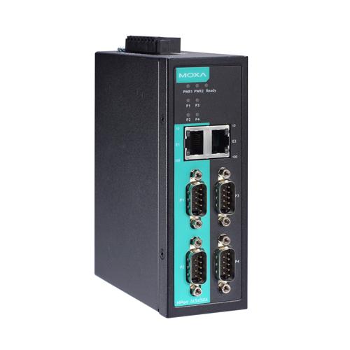 MOXA NPort IA5450人工知能学-IEX IA用 4界面RS-232C/422/485デバイスサーヴァー 2KV孤立化 IECEx証明