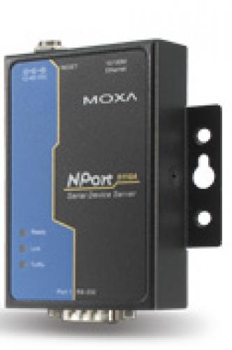 MOXA NPort 5110A-T 1界面 RS-232Cシリアルデバイスサーバ T真似形 ネットワーク機器-パソコン・周辺機器