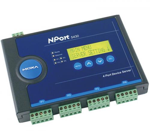 MOXA NPort 5430/JP 4界面 RS-422/485デバイスサーヴァー ワット数アダプター付