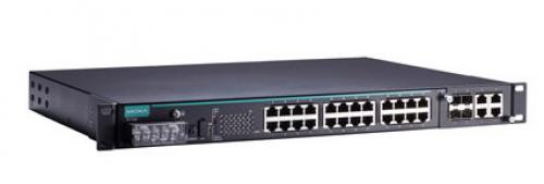MOXA PT-7528-24TX-HV-HV IEC 61850-3証明マネージドラックマウントイーサネットスイッチ 24xRJ45 2不成立ワット数