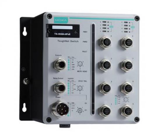 MOXA TN-5508A-8PoE-WV-T EN 50155証明 24ポートマネージドイーサネットスイッチ