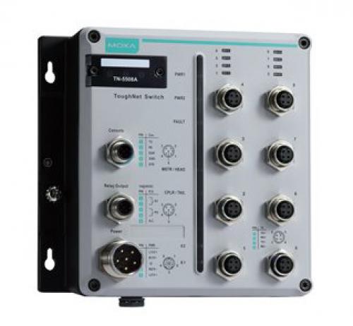 MOXA TN-5508A-WV-CT-T L2 マネージドスイッチ コンフォーマルコーティング T真似形