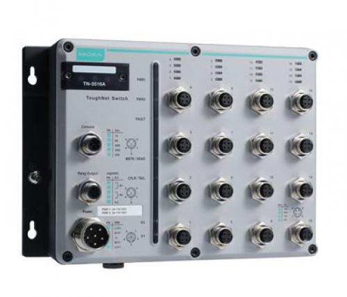 MOXA TN-5516A-WV-T EN50155公許 16ポートマネージドイーサネットスイッチ Tひな形