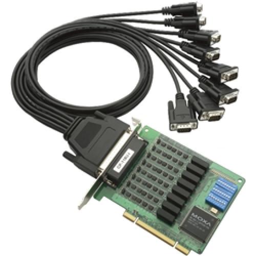MOXA CP-118U-I 8界面 RS-232C/422/485 ユニバーサルPCIゲーム盤、光不成立