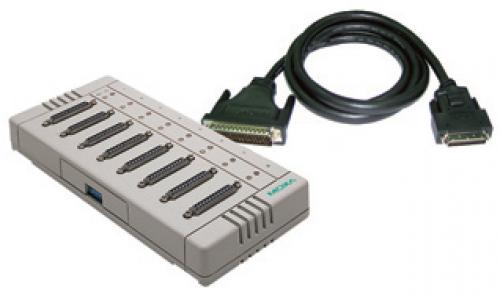 MOXA OPT 8S+ 8ポート RS-232C接続ボックス （DB25メス、サージ保護）/ボード側VHDCI68
