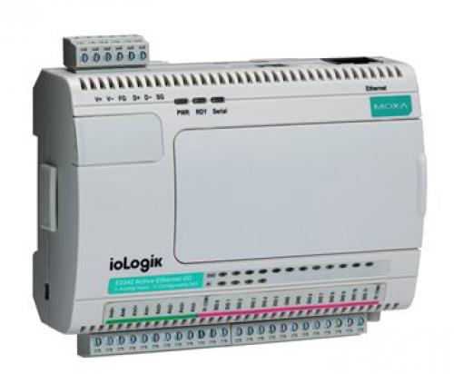 MOXA ioLogik E2260-T イーサネットRTU 4DO 6RTD Tひな形