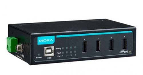 MOXA UPort 404/JP 4界面 実業用USBこしき、ワット数アダプター同梱