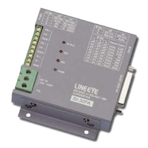 LINEEYE SI-30FA インターフェースコンバータ RS-232C<\u003d>RS-422/485 高信頼性タイプ
