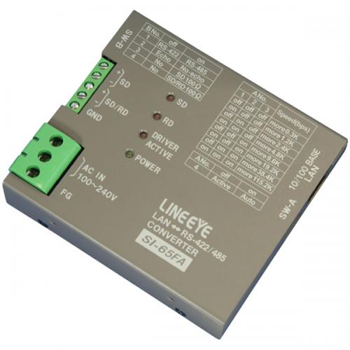 LINEEYE SI-65FA 界面変換器 ローカルエリアネットワーク\u0026lt;\u003d\u0026gt;RS-422/485 不成立・据え置き印字機 ネットワーク機器-その他