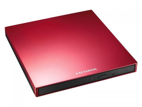 I-O DATA BRP-UB6R USB A対応 保存ソフト付きポータブルブルーレイドライブ レッド
