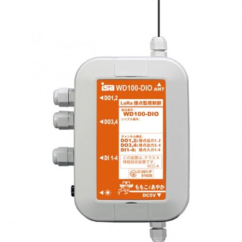 アイエスエイ WD100-DIO LoRa無線電話遣りくち接合部入出力監督すること取り締まる単一のもの(DIx4ch DOx4ch)