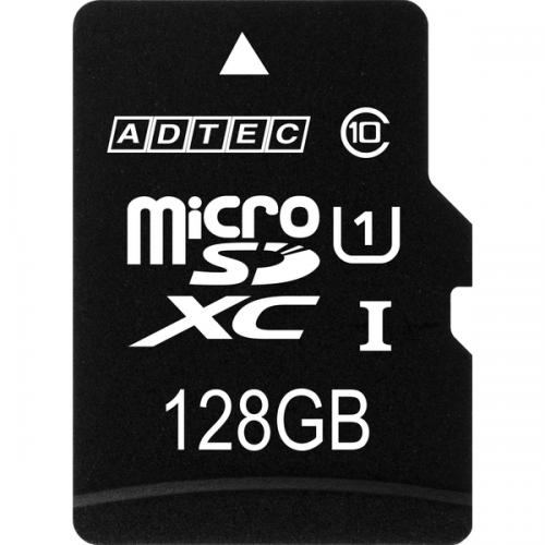 ADTEC AD-MRXAM128G/U1 microSDXCカード 128GB UHS-I Class10 SD変換Adapter付|ISダイレクト店