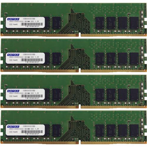 ADTEC ADS3200D-E16GSB4 DDR4-3200 UDIMM ECC 16GB&times;4枚 1Rx8｜ISダイレクト店