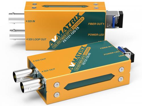 ADTECHNO FE1121-12G リクロック積み上げる12G-SDI光取りひろげる器
