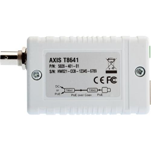 アクシス 5028-411 AXIS T8641 PoE+同軸取り替えっこアダプタ・軍事基地用