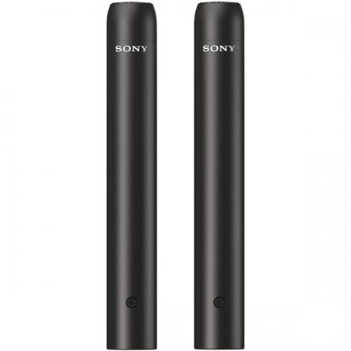 Sony ECM-100NMP エレクトレットコンデンサーマイクロホン ステレオペア（シリアル連番 2本セット）