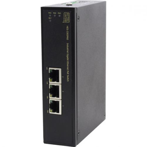 先端技術インター 144-HY-004 実業用GbE/PoE相応うイーサネットスイッチ HES-3303P60 (10/100/1000BASE-X×3(PoE+))