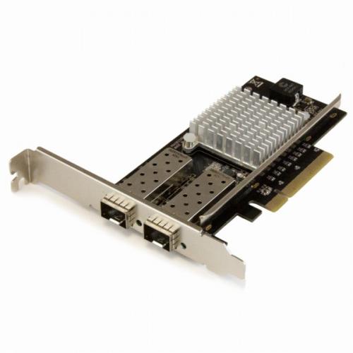 StarTech.com PEX20000SFPI 10GbE/ギガビットイーサネット対応2ポートオープンSFP+搭載光ファイバーネットワークカードPCIExpressIntel82599チップセット搭載