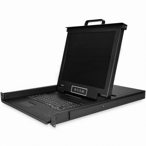 StarTech.com RKCONS1708K ラックマウント対応KVMコンソールドロワーVGA対応17インチLCD1U8ポートKVMスイッチ搭載1280x1024 113,274円