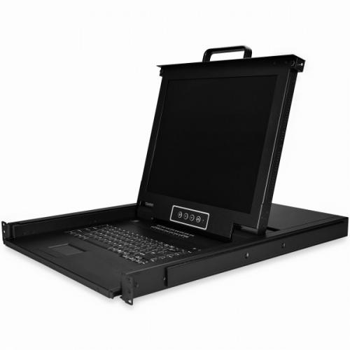 StarTech.com RKCONS1716K ラックマウント対応KVMコンソールドロワーVGA対応17インチLCD1U16ポートKVMスイッチ搭載1280x1024 125,878円