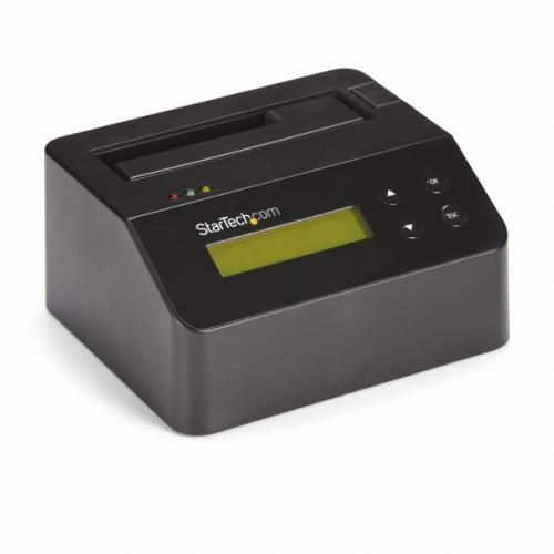 StarTech.com SDOCK1EU3P スタンドアローン型SATA対応HDD/SSDイレーサー\u0026amp;ドック9つの消去モード2.5/3.5インチ対応ハードディスクドライブ用ドッキングステーションUSB3.0接続