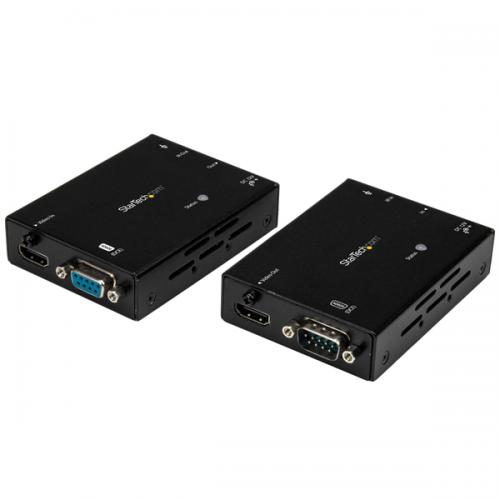 StarTech.com ST121HDBTL Cat5e/Cat6有線テレビ当て嵌めるHDMIエクステンダー取りひろげる器HDBaseT公許手に入れる4K(最大限度35m)/固定ディスク(最大限度70m)PoE/IR/RS-232C相応う
