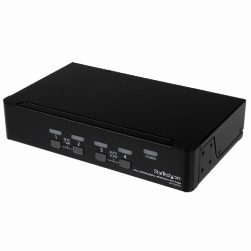 StarTech.com SV431DPUA 4ポートDisplayPortKVMスイッチオーディオ対応2ポートUSB3.0ハブディスプレイポート接続CPU・PCパソコン切替器