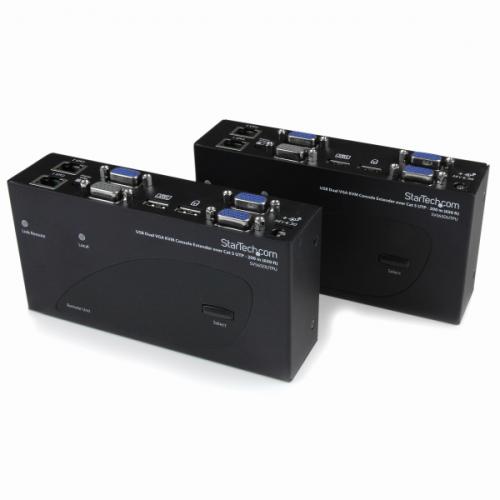 StarTech.com SV565DUTPU Cat5当てはめるデュアルVGA相応うKVMエクステンダー(取りひろげる器)最大限度200m取りひろげる1920x1200