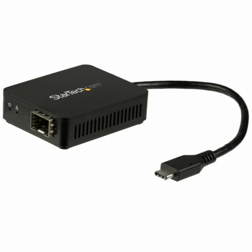 StarTech.com US1GC30SFP USB-C-グラスファイバー取り替えっこアダプター開けはなしSFP1000Base-SX/LXWindows/Mac/リナックス相応うUSB網状組織アダプター