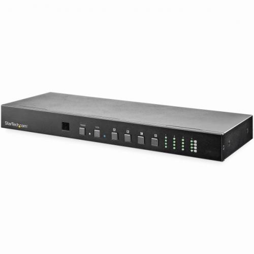 StarTech.com VS424固定ディスク4K60 4インプット4最終生産物相応うHDMIセレクターオーディオ/イーサネット抑えつける4K/60サイクル相応うHDMIうつり変わり器4x4マトリックススイッチャ―