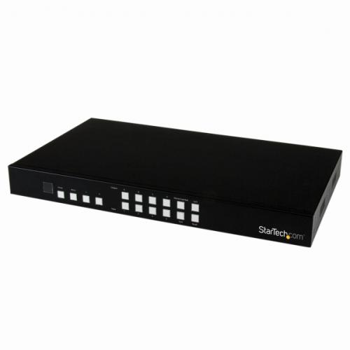 StarTech.com VS424HDPIP 4インプット4最終生産物HDMIマトリックススイッチャ―うつり変わり分かちあう器映像媒体ウォール/ピクチャインピクチャ役立つこと4x4HDMIビデオセレクタースプリッター