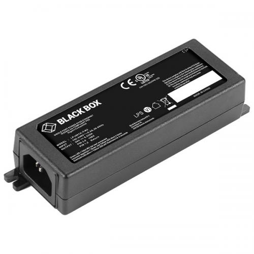 ブラックボックス LPJ001A-T-R2 PoEインジェクター 1界面 PoE+ 10/100/1000BASE-T RJ45 802.3at