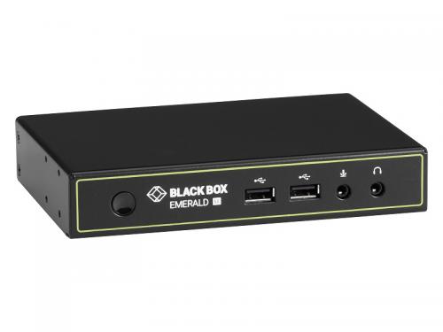 ブラックボックス EMD2002SE-R KVMエクステンダー EmeraldSE IP-KVM受信システム (DVIx2 USBx4 1000BASE-Tx1)