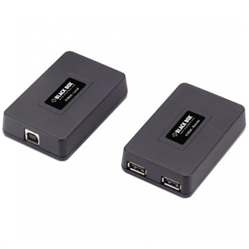ブラックボックス 集積回路282A USB1.1二階建てバス力強さCAT5エクステンダ・キット2P(40m) 切替機・分配器-PCアクセサリー-その他