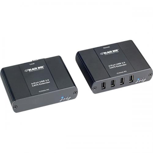 ブラックボックス 集積回路400A-R2 USB2.0エクステンダ CATx UTP 4界面