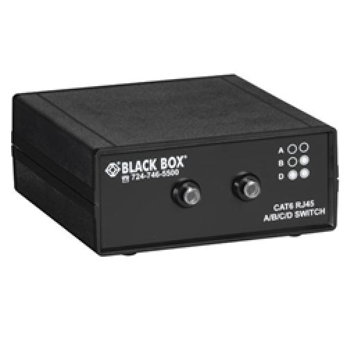 ブラックボックス SW1031A 10G相応うCAT6 ABCD取り替えっこ