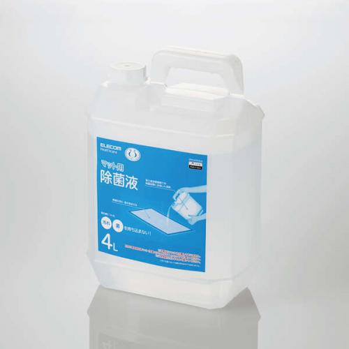 1580円 【送料無料(一部地域を除く)】 ELECOM IPM-MT01LQ マット用除菌液 靴底用 4L 日本製