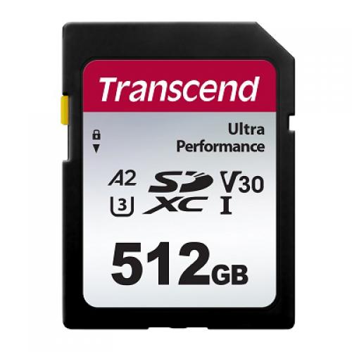 Transcend TS512GSDC340S SDXC歌留多 UHS-I U3 V30 A2 512GB