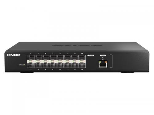 QNAP QSW-M5216-1T L2 Webマネージドスイッチ (16 x 25GbE + 1 x 10GbE)